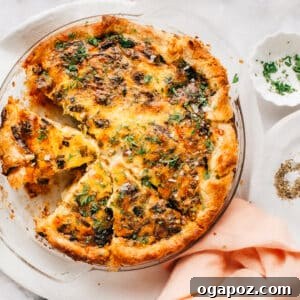 Spinach Mushroom Quiche