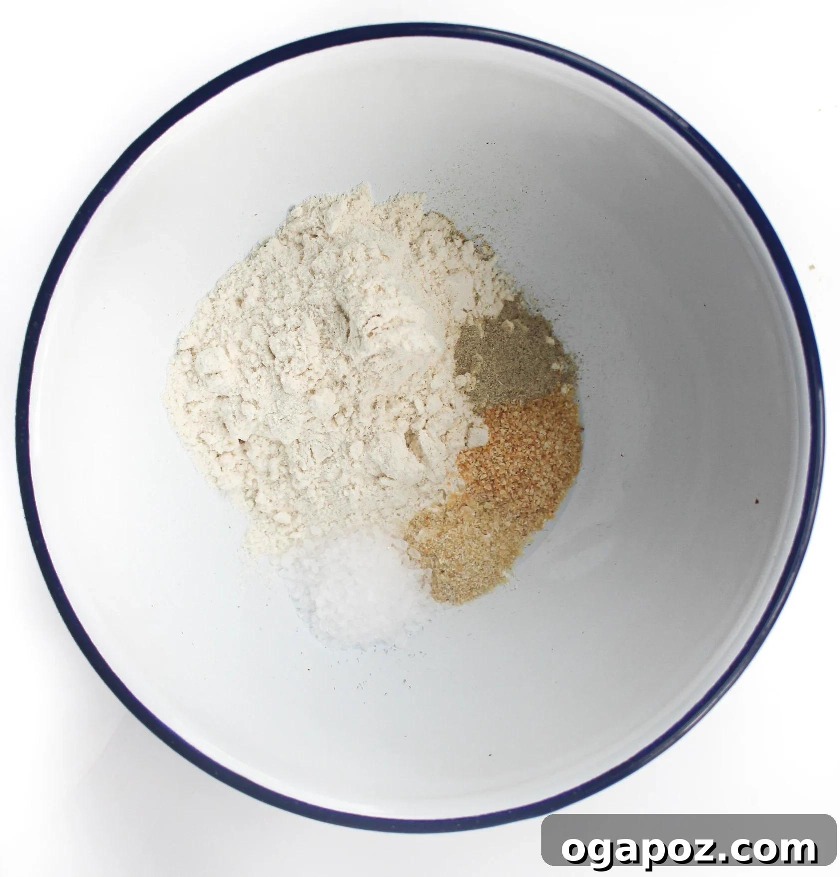 Spice mixture in a bowl for Air Fryer Chicken Wings Recipe.