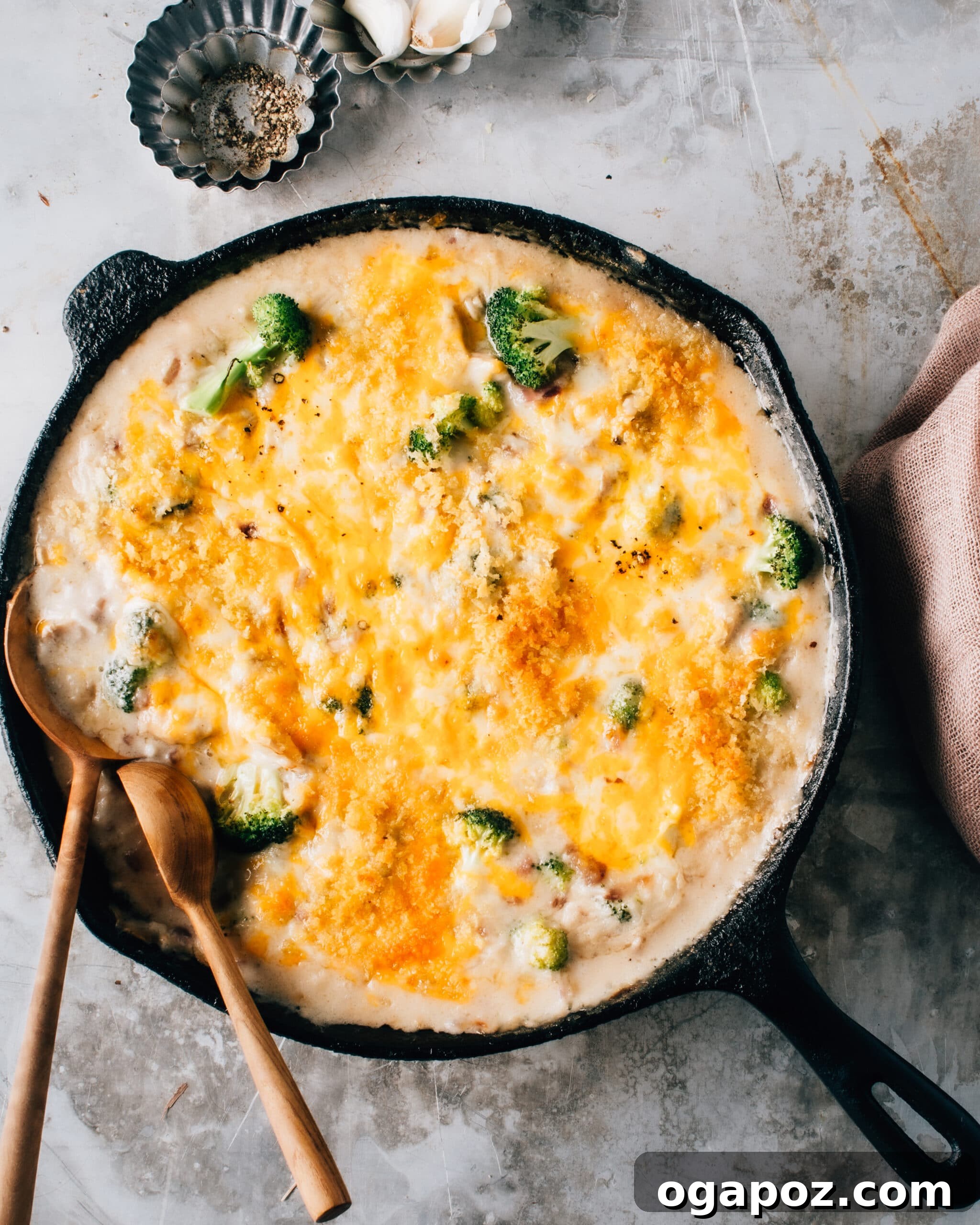 28 Healthy Chicken Recipes Easy Delicious Dietitian Approved 5 Hearty Chicken Broccoli Rice Casserole, baked to golden perfection