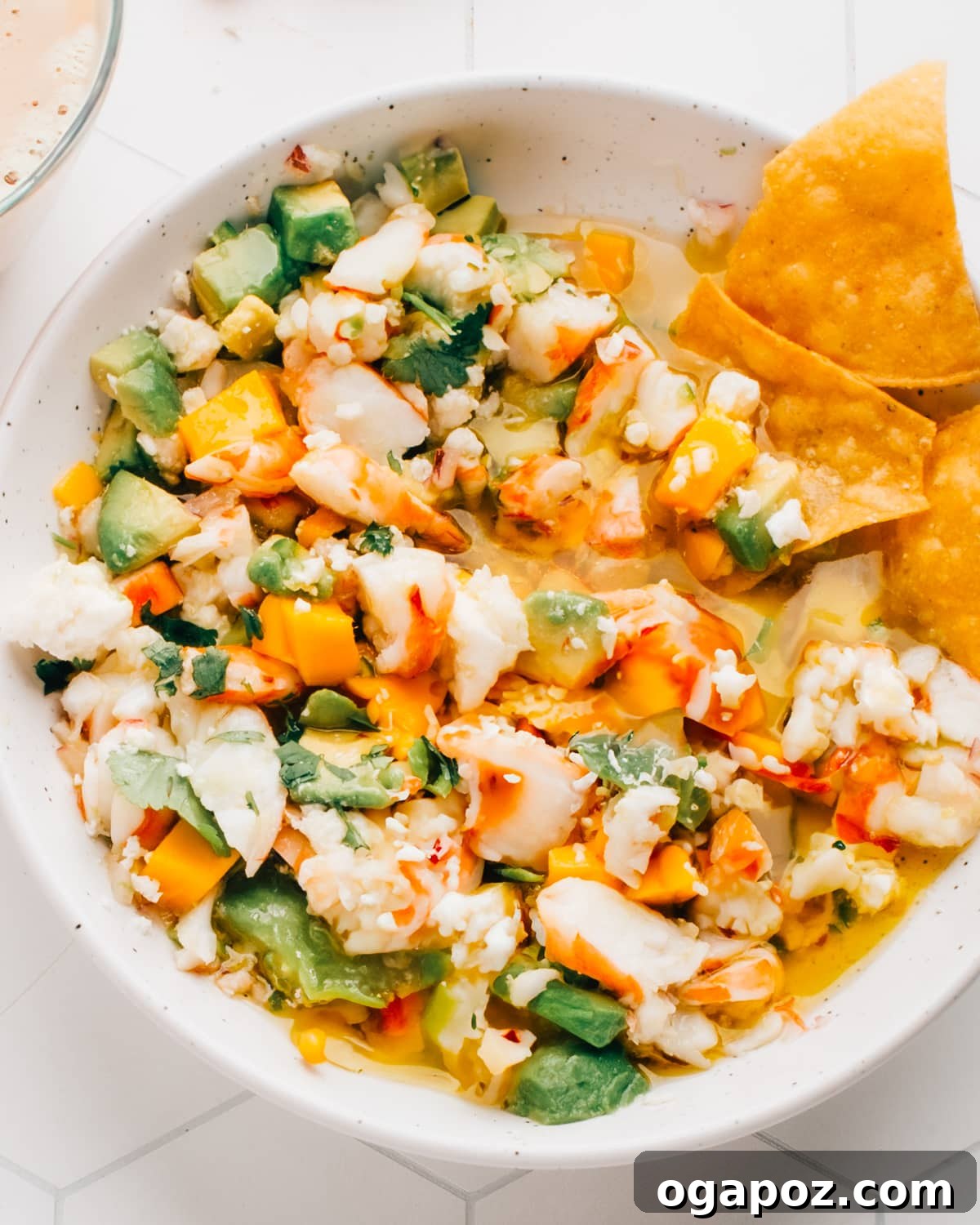 Simple Christmas Bites Everyone Craves 17 Shrimp Aguachiles in bowl