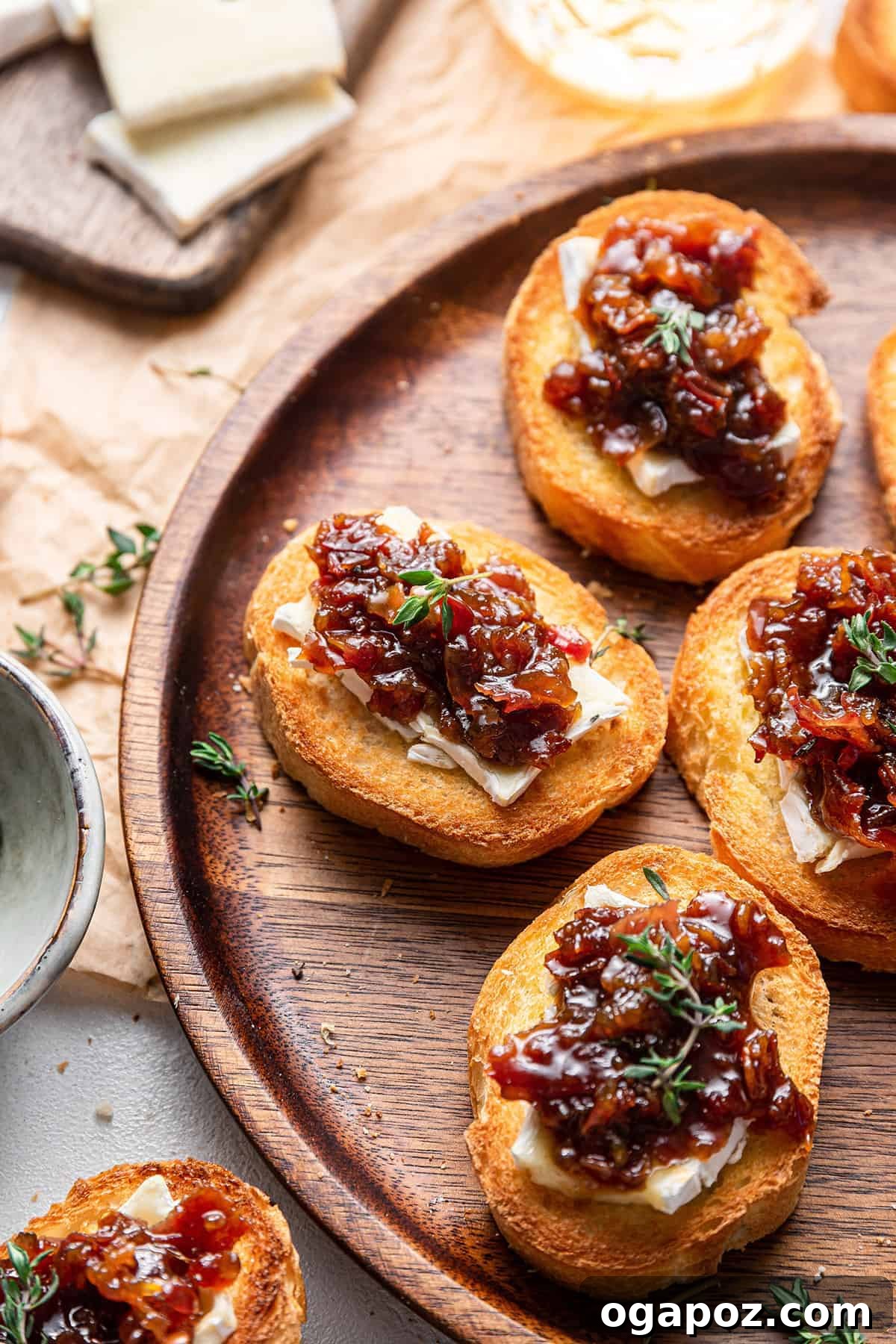 Simple Christmas Bites Everyone Craves 30 Bourbon Bacon Jam Crostini