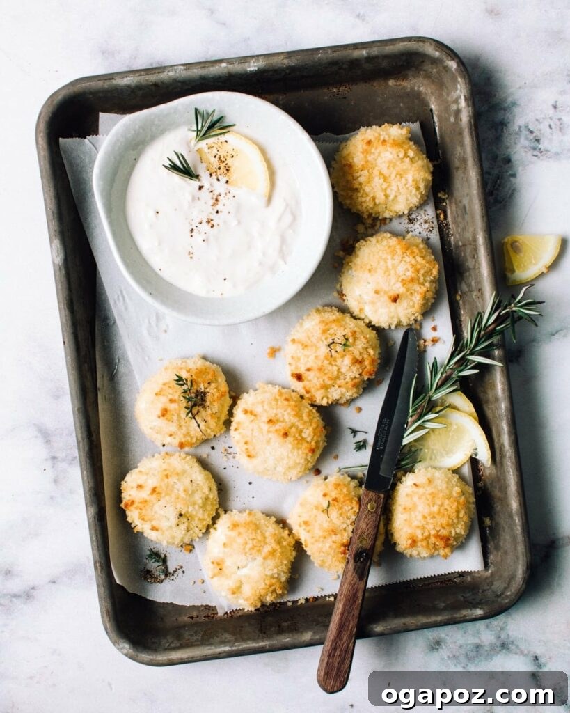 Simple Christmas Bites Everyone Craves 5 Baked Goat Cheese Fritters recipe | Foodess