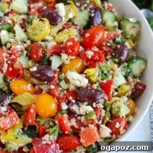 Santorini Sunset Quinoa Salad 5 Greek Quinoa Salad 1200 x 1200