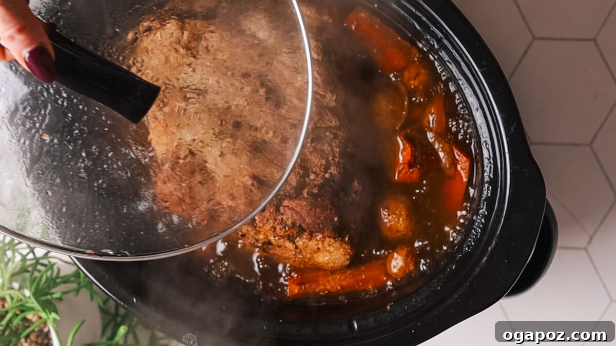 Melt in Your Mouth Slow Cooked Pork Shoulder 10 pork shoulder in slow cooker