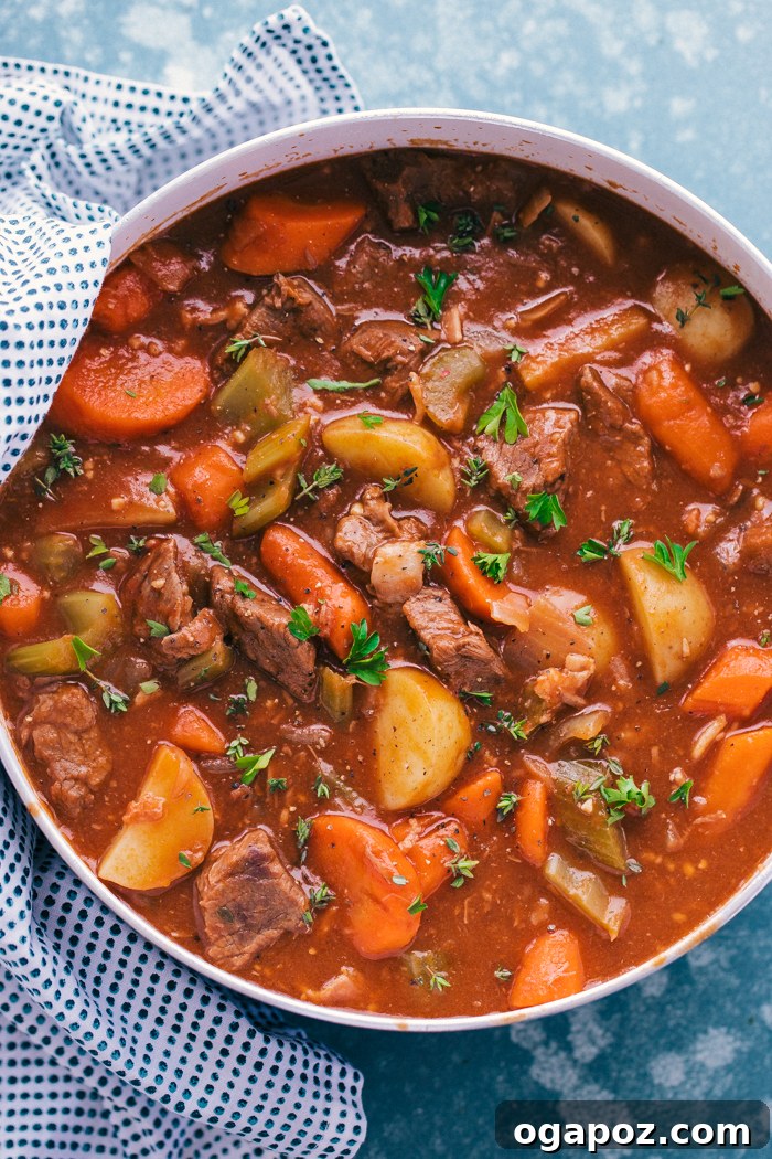 Mouthwatering Boneless Beef Ideas 25 Irish Beef Stew, a comforting and robust meal.