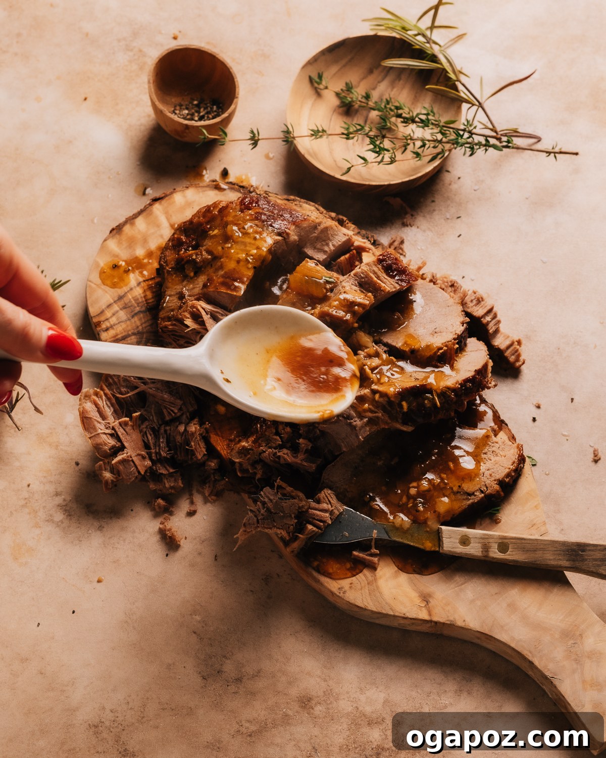 Mouthwatering Boneless Beef Ideas 9 Instant Pot Roast Beef, sliced and ready to serve.