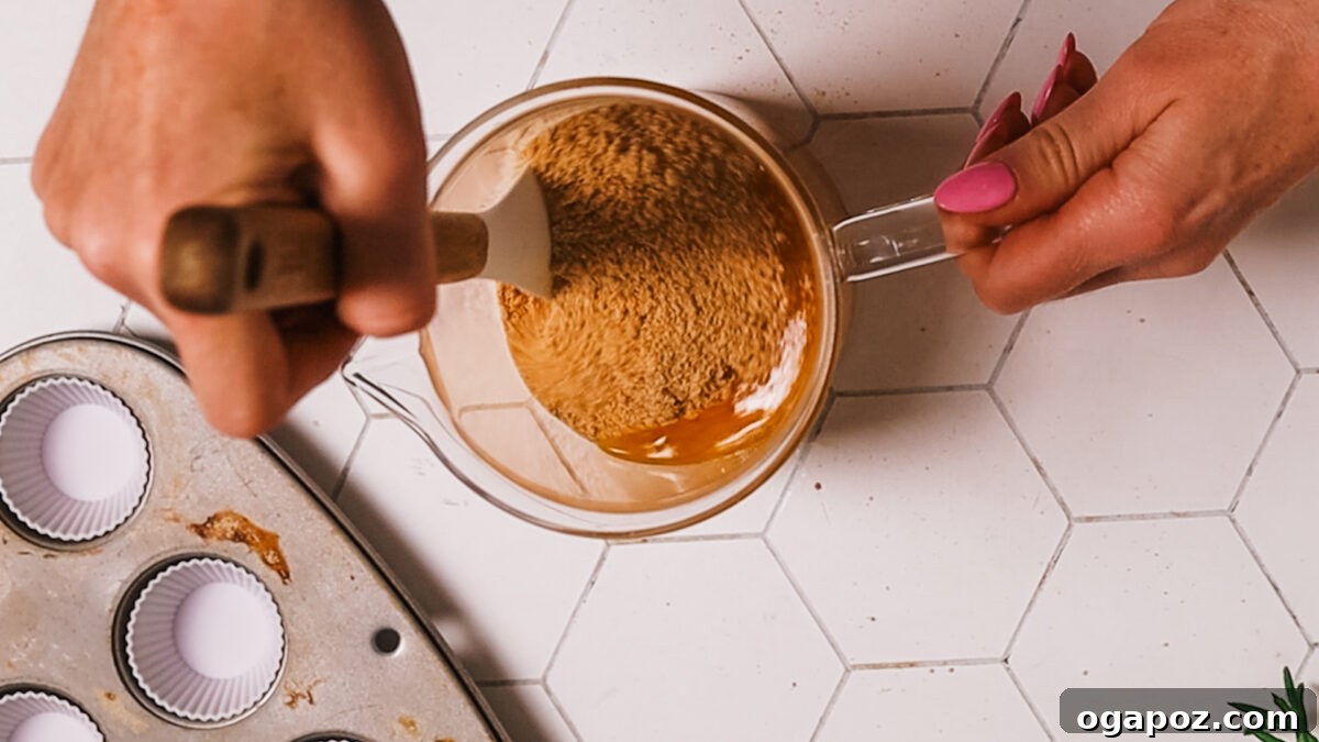 Cheesecake Morsels 7 mixing everthing together