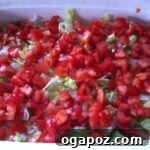 Diced Tomatoes Bright red ripe diced tomatoes.