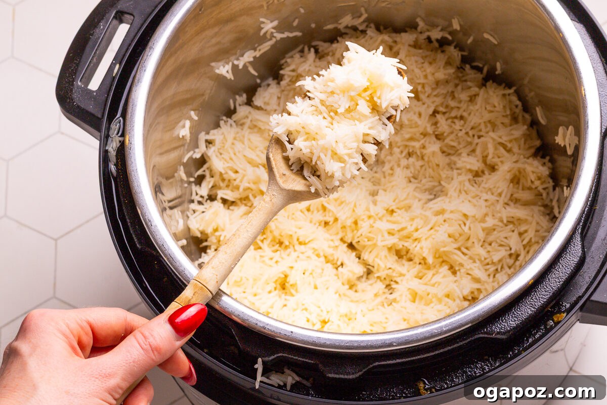Foolproof Instant Pot Rice 2 Instant Pot Rice cooked perfectly