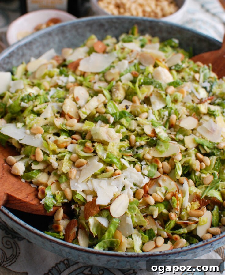Shaved Brussels Sprout Salad