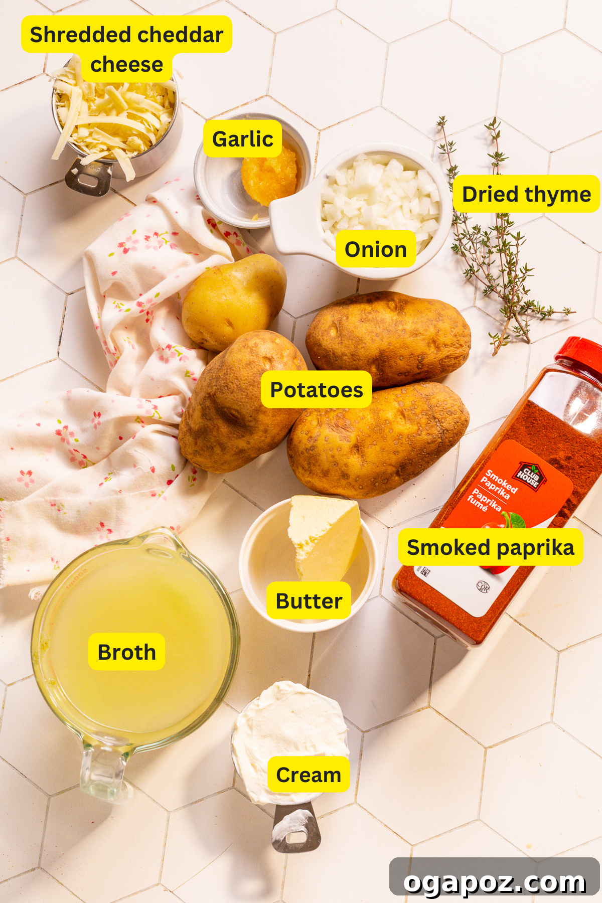 Effortless and Delicious Instant Pot Potato Soup 3 Instant Pot Potato Soup Ingredients