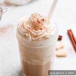 Velvet White Mocha Freeze 9 White Chocolate Frappuccino finished drink