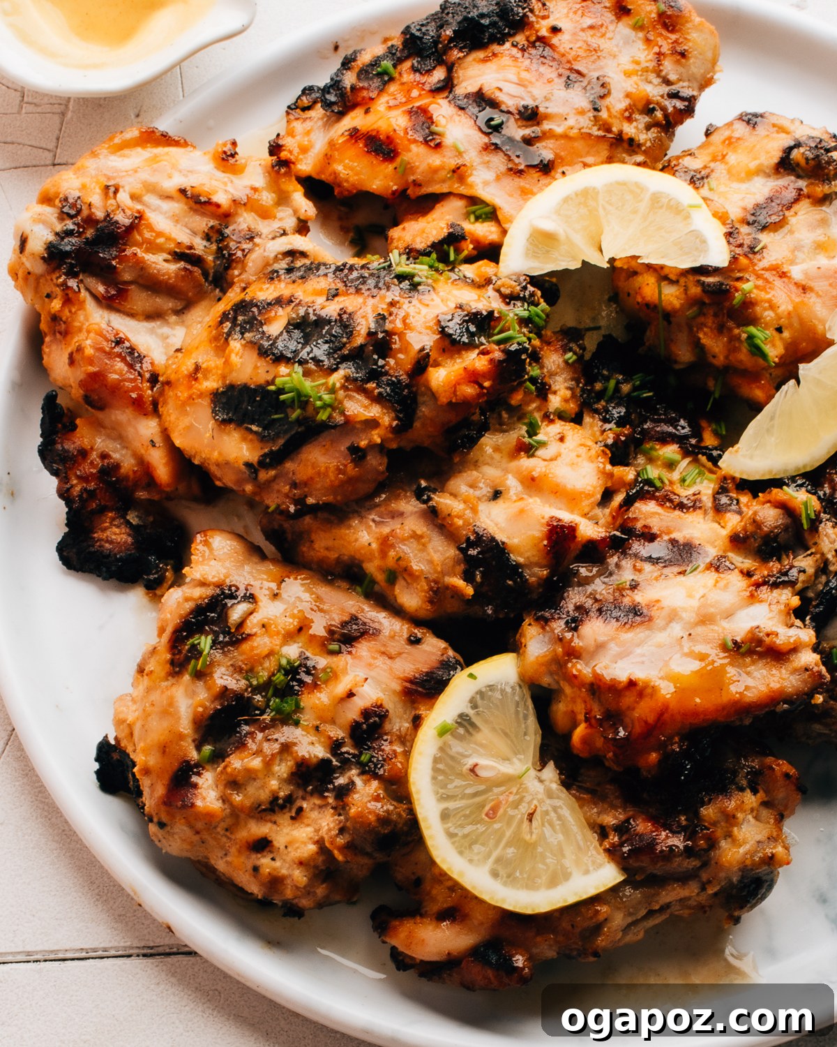 Alabama's Tangy White BBQ 3 Grilled Chicken Thighs