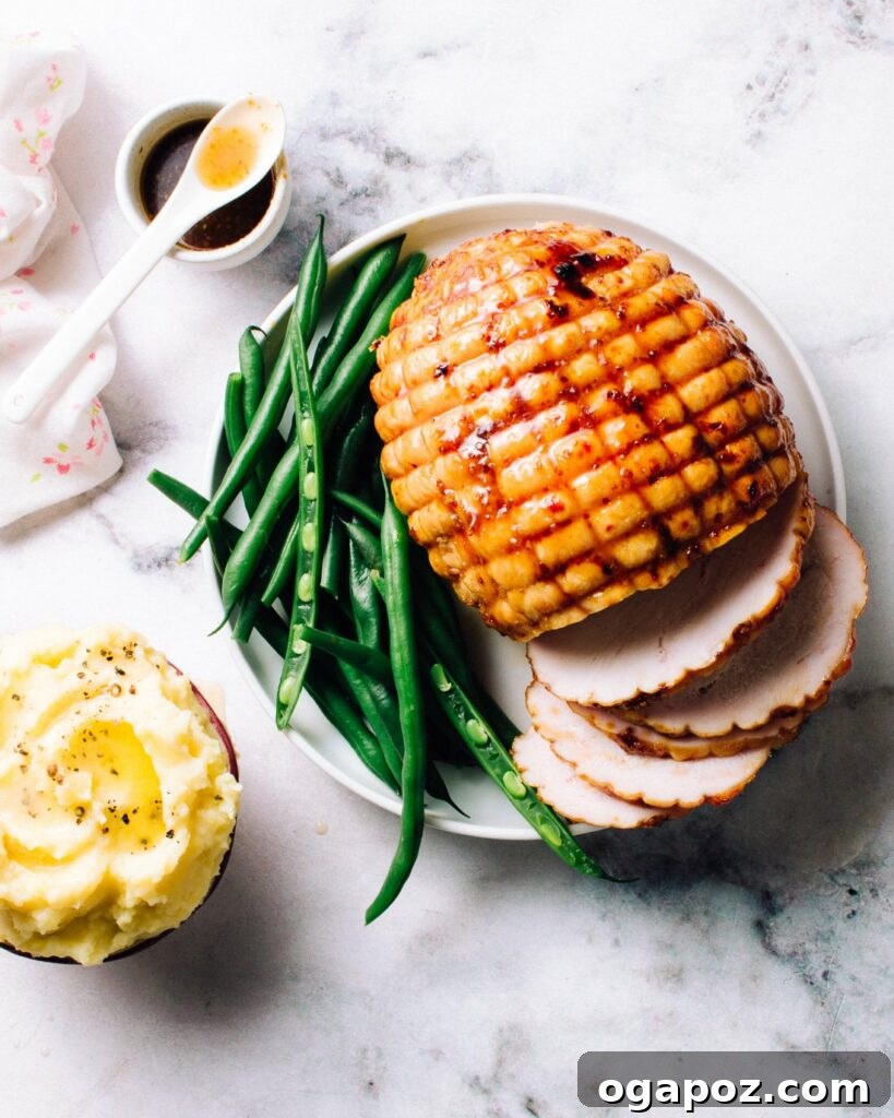 Elevate Your Easter Feast 24 Maple Butter Glazed Roasted Turkey Breast