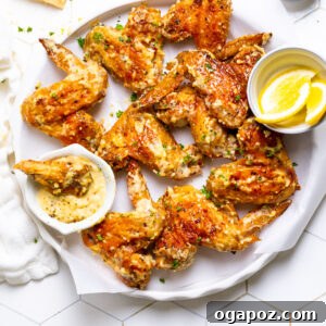 Signature Garlic Parmesan Wings 10 Garlic Parmesan Chicken Wings