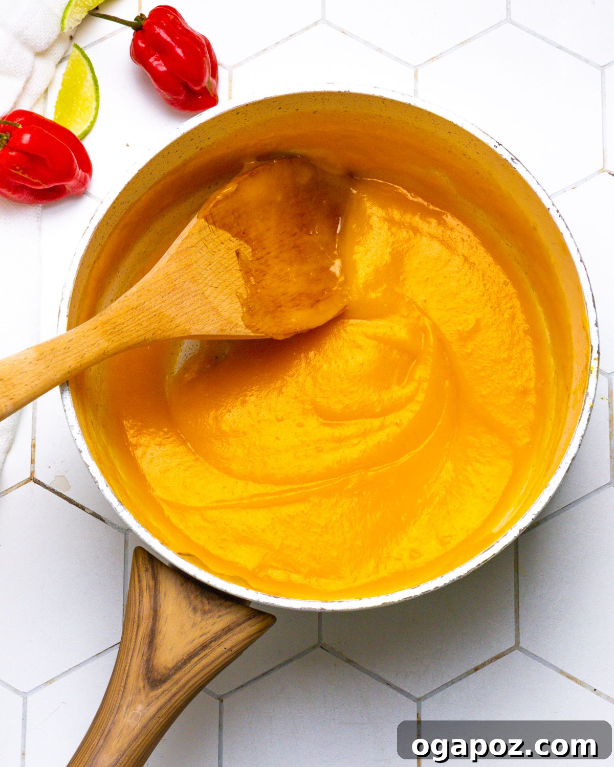 Tropical Fire Sauce 2 Homemade Mango Habanero Sauce for wings and tacos