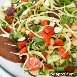 Mediterranean Zucchini Pasta Salad