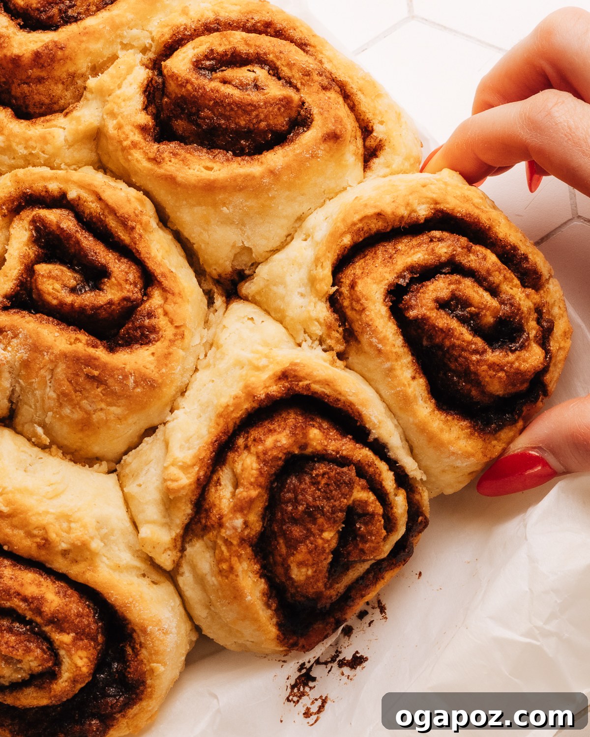 Fluffy No Yeast Biscuit Cinnamon Rolls 5 Biscuit Cinnamon Rolls.