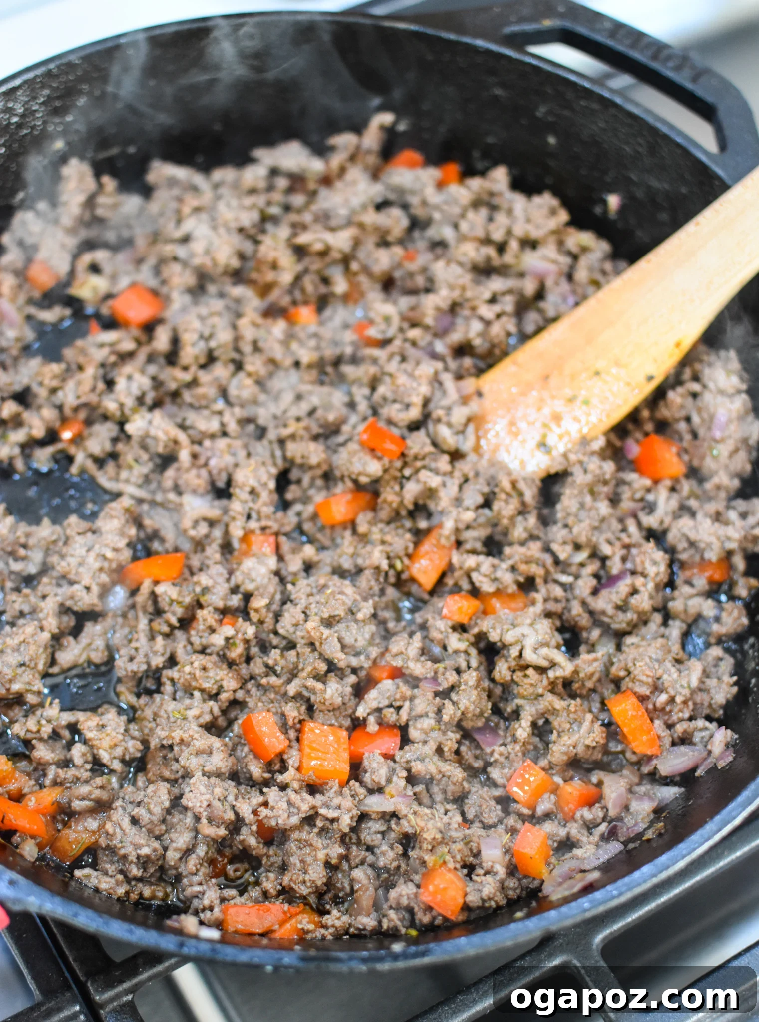 Mediterranean Beef Filled Bell Peppers 8 Mediterranean Ground Beef Zucchini Skillet beef cooking.