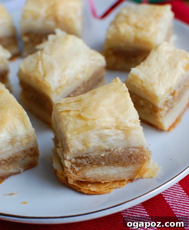 Mastering the Art of Baklava 2 Indulge in the layers of flaky phyllo, sweet nuts, and aromatic syrup of homemade baklava.