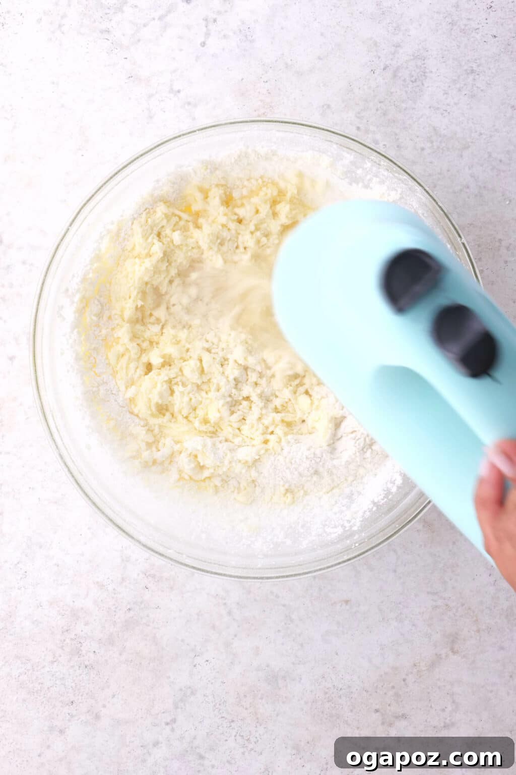 Decadent Brownie Cookies 3 Step 1: Creaming butter and sugar together in a mixing bowl until the mixture appears light and fluffy.
