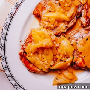 Pork Chops with Apples.