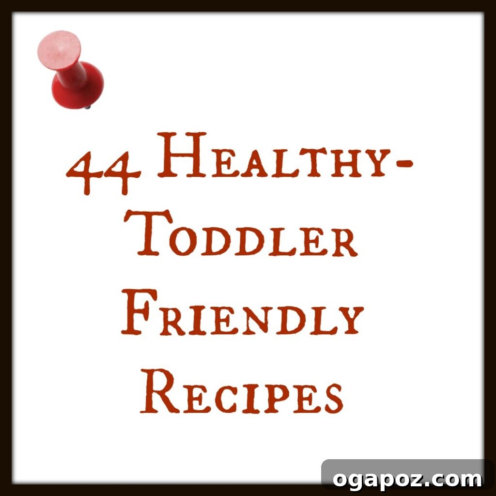 Delicious and Healthy Toddler-Friendly Meals