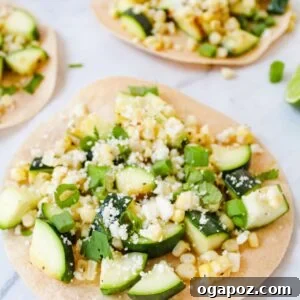 Easy Zucchini Tacos