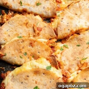Baked Chicken Tacos, perfectly golden and crispy