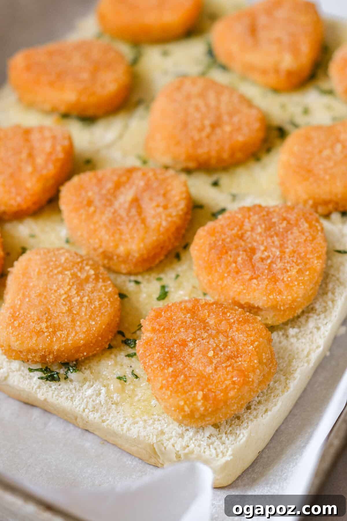 No-Fuss Cheesy Chicken Parm Sliders 8 Easy Chicken Parmesan Sliders adding chicken to sliders