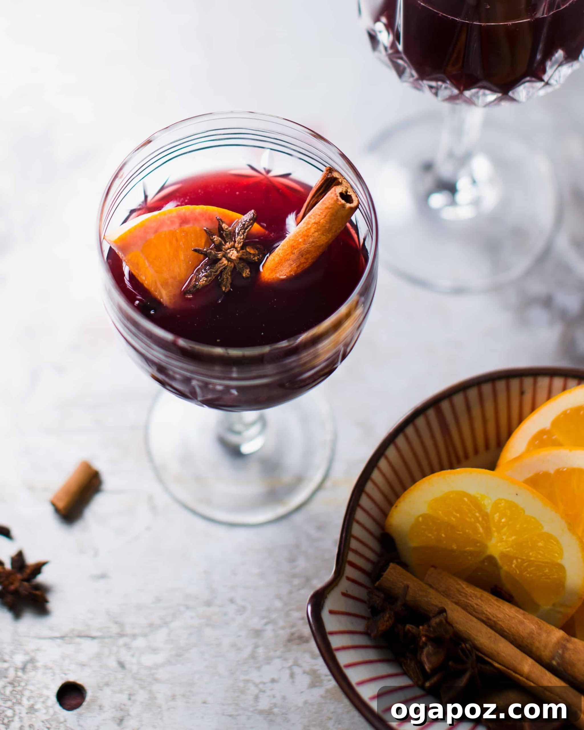 Zesty Winter Warmer 3 Mulled Wine ingredients in a pot