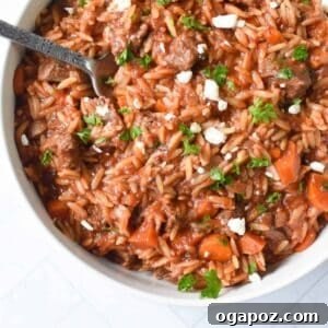 Hearty Greek Giouvetsi Beef Orzo Stew 9 Greek Beef Stew with Orzo