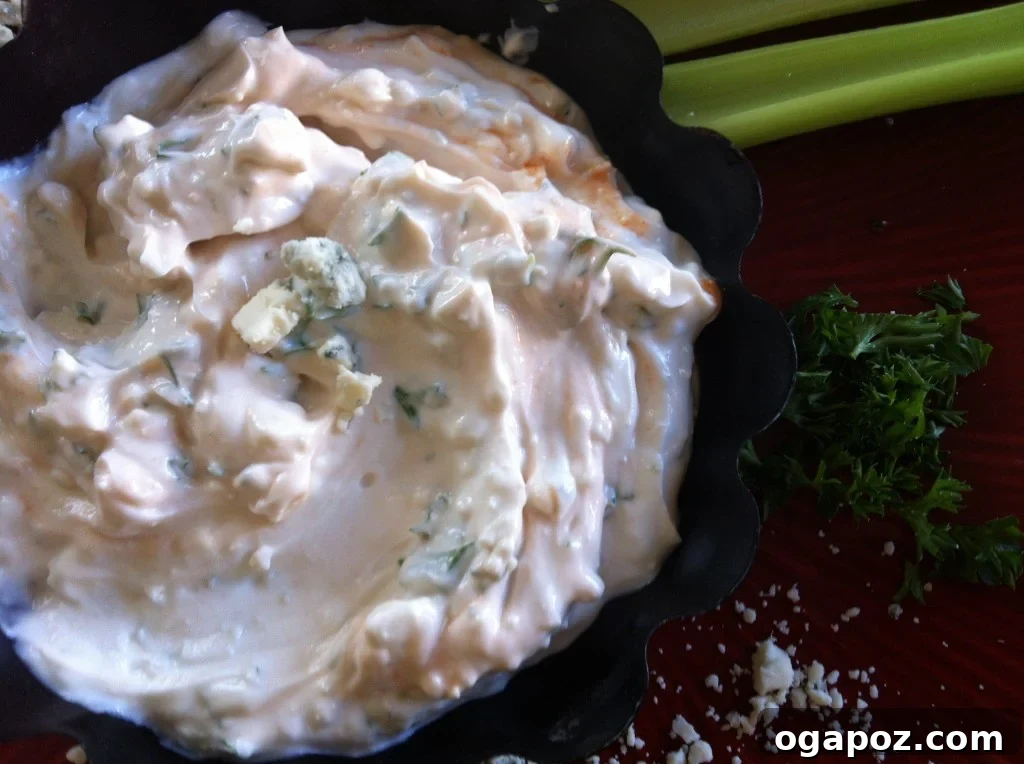 Guilt-Free Buffalo Dip 2 buffalo dip