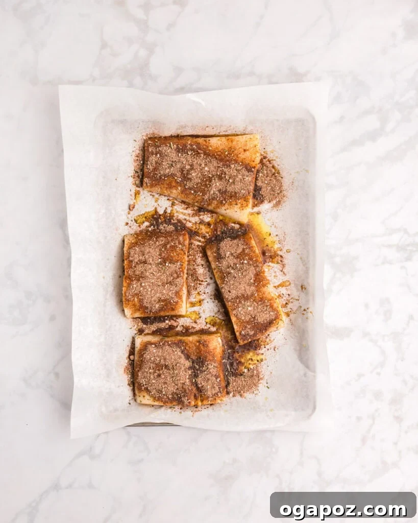 Quick Cajun Cod 10 Easy Blackened Cod cod with spices on a plate