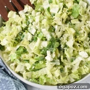 Maroulosalata, a refreshing Greek lettuce salad
