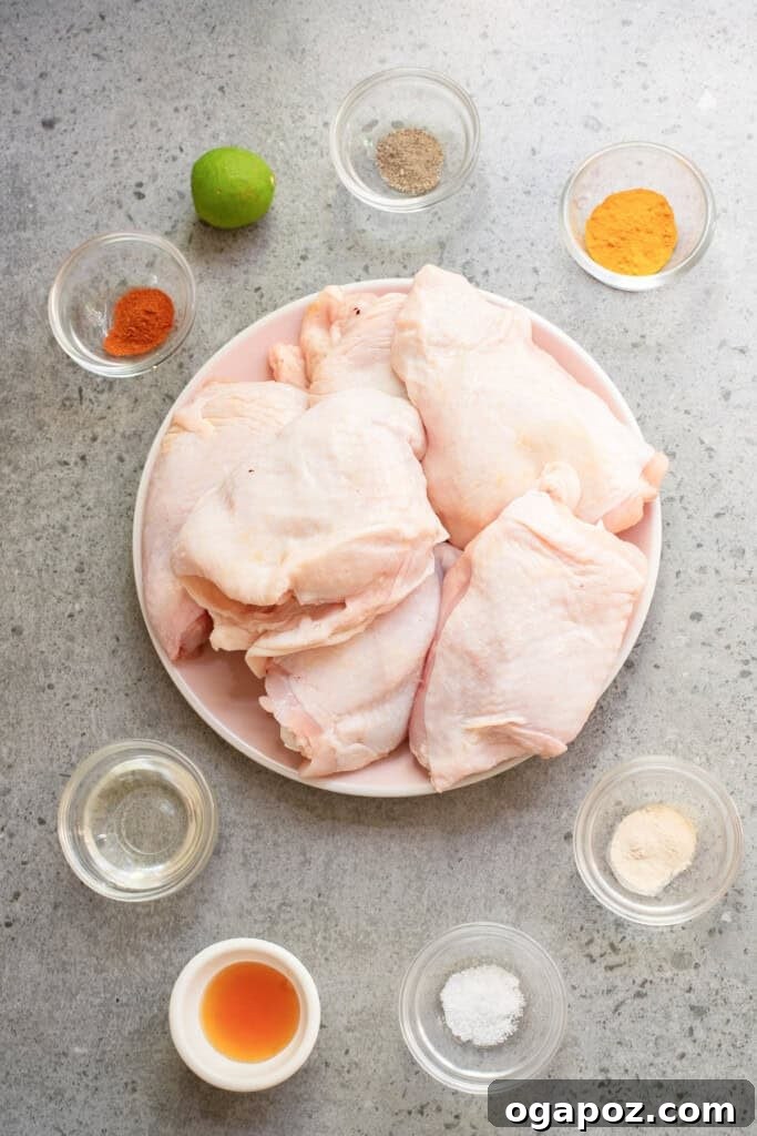 Golden Turmeric Chicken 5 Turmeric Chicken recipe ingredients
