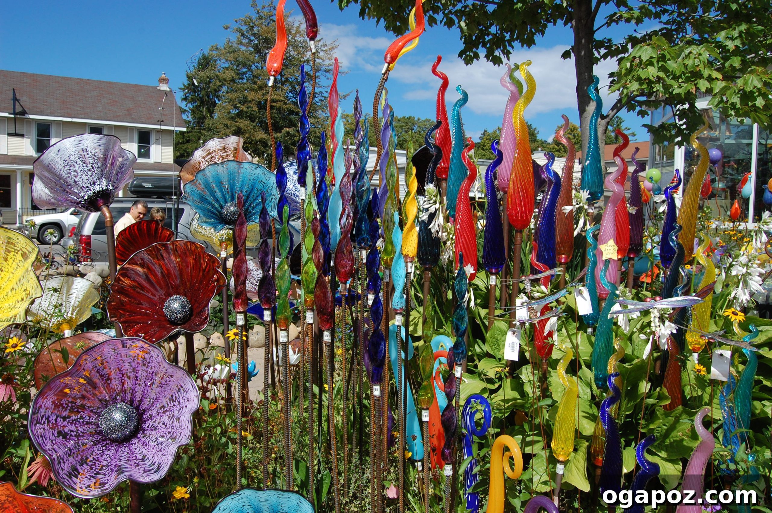 Outdoor Decor Details A closer look at the distinctive outdoor decor items available in the Suttons Bay shop.