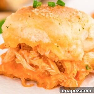 Easy Buffalo Chicken Sliders