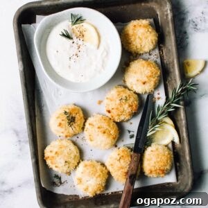 Baked Goat Cheese Fritters recipe | Foodess