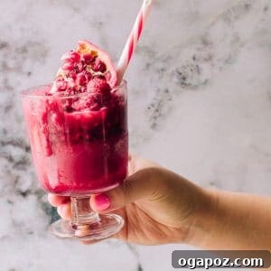 Beet and Pomegranate Glow Smoothie