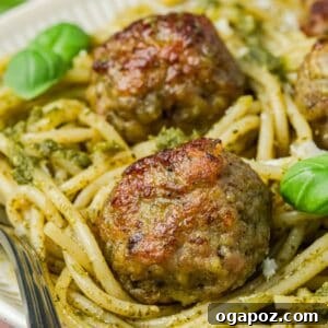 Emerald Pesto Turkey Bites 11 turkey pesto meatballs 1200x1200