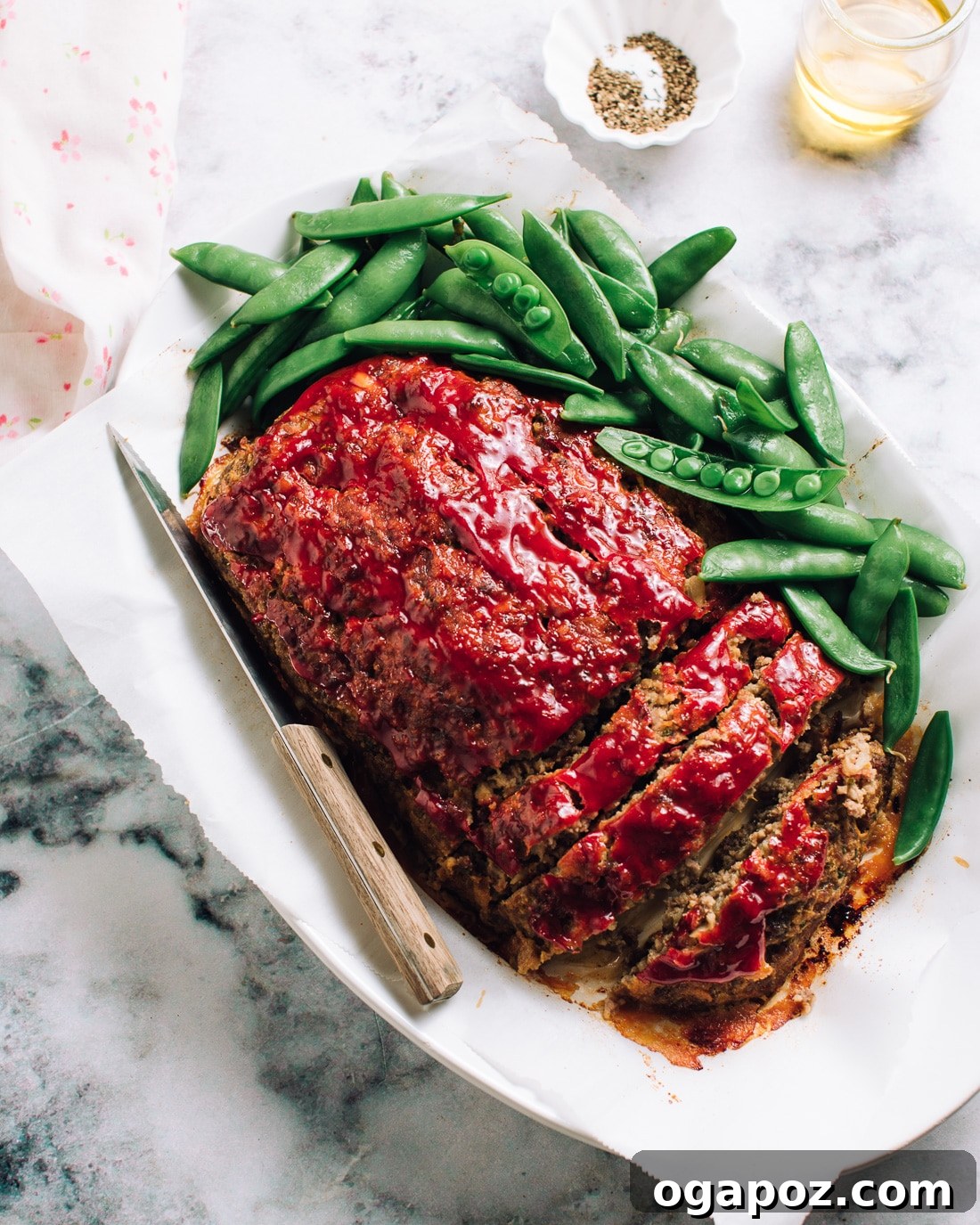 The Meatloaf Recipe That Turns Haters Into Fanatics 2 homemade meatloaf with peas
