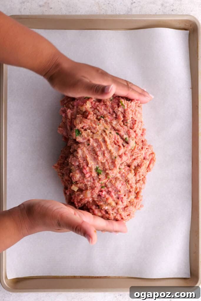 The Meatloaf Recipe That Turns Haters Into Fanatics 7 shaping the meatloaf