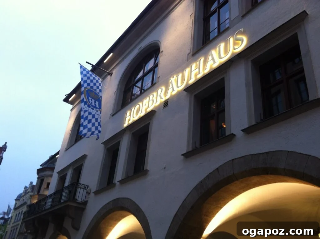 Munich: A Bavarian Jewel 9 The grand interior of Hofbräuhaus, one of Munich's most famous beer halls, bustling with visitors and traditional decor