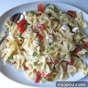 Caprese Pasta Salad from A Cedar Spoon