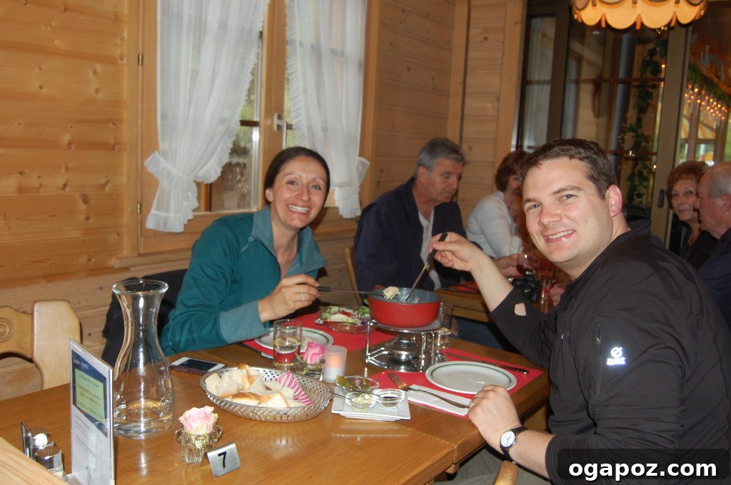 Interlaken Swiss Adventure Hub 10 Delicious melted cheese fondue served with bread