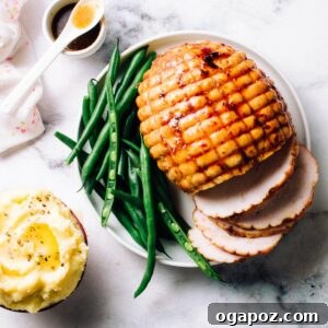 Maple-Butter Glazed Roasted Turkey Breast, golden and tender