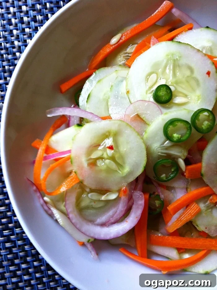 Refreshing Asian Cucumber Salad 3 Thai Asian Cucumber Salad
