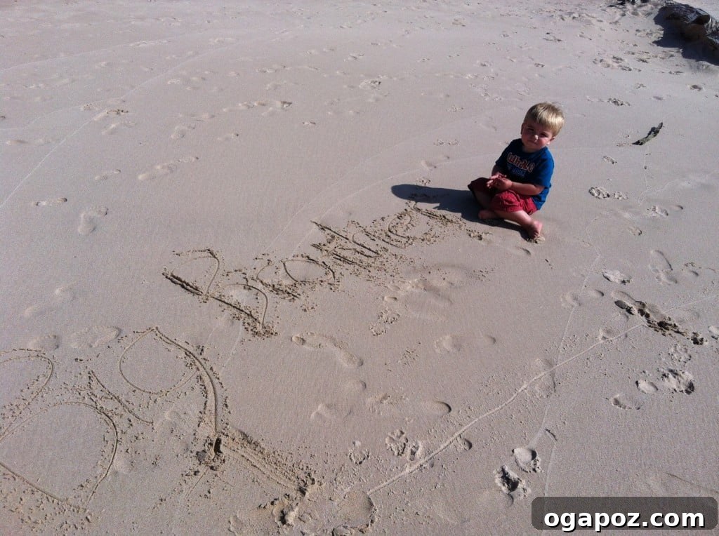 Love Multiplies Here 2 Will at the beach, looking excited for his new role as a big brother