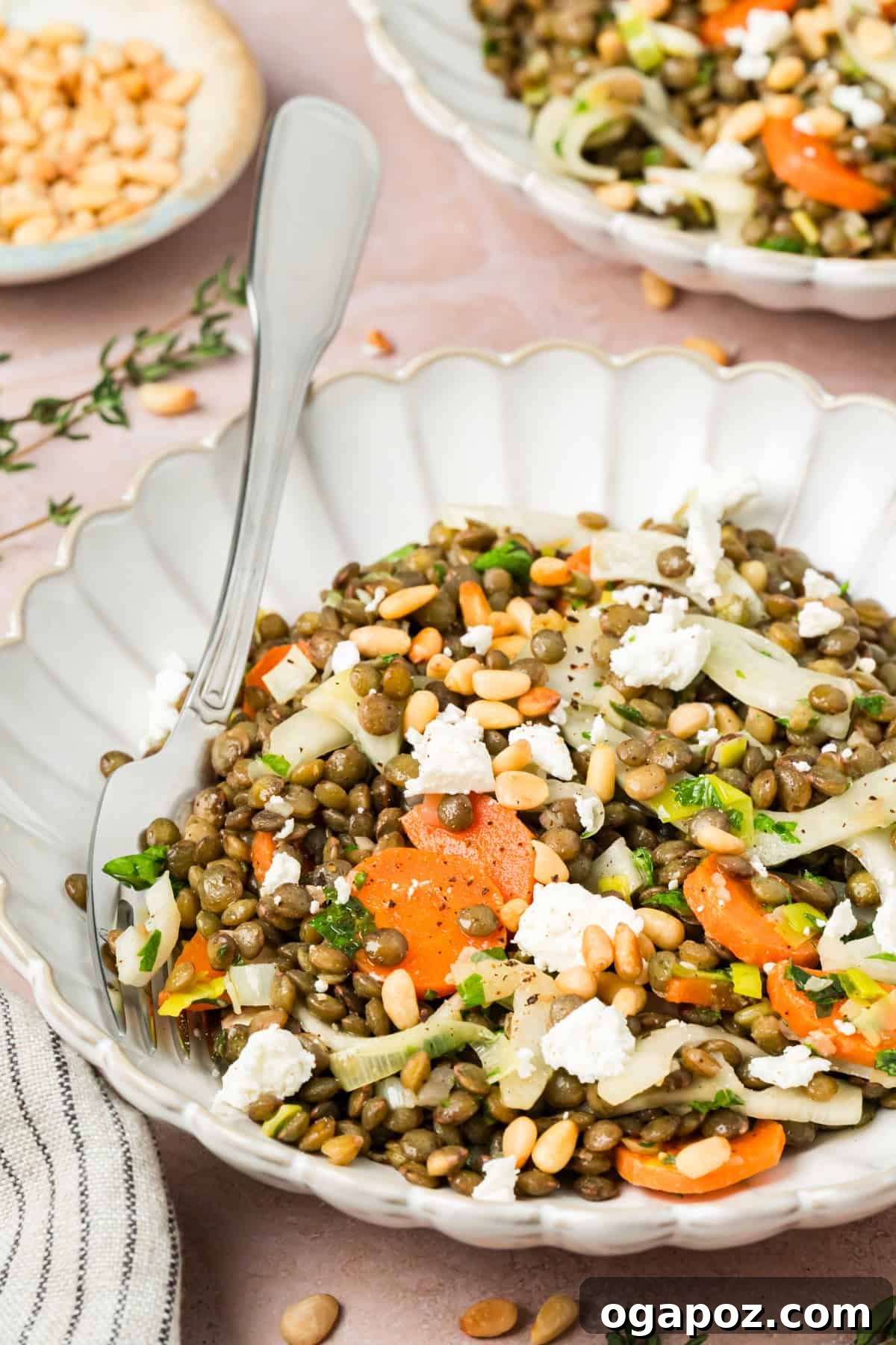 Bistro-Style Lentil Salad 3 Make-ahead French Lentil Salad, perfect for meal prepping